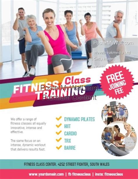 personal training flyers templates mryn ism