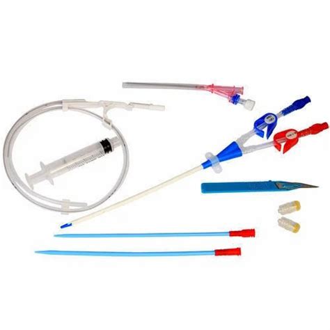 double lumen hemodialysis catheter kit for clinical rs 1500 kit id