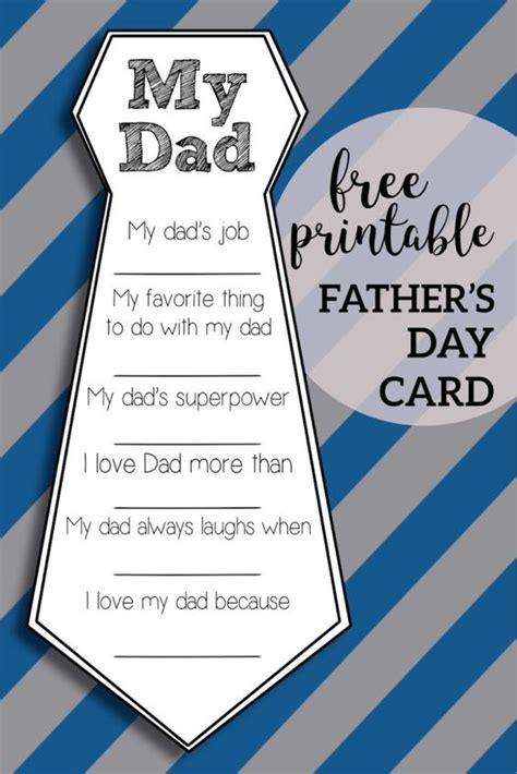 printable fathers day cards dad  love  mummy front