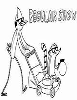 Regular Show Coloring Pages Characters Printable Cartoon Para Kids sketch template