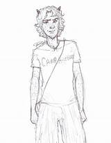 Grover Percy Jackson Coloring Pages Deviantart Sketch Template Bomb sketch template
