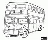 Coloring Pages Bus London Colouring sketch template