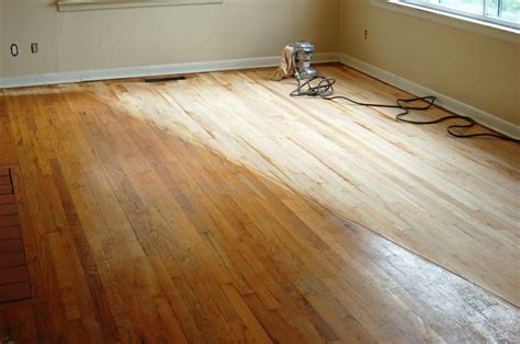 refinish   hardwood floors     sand
