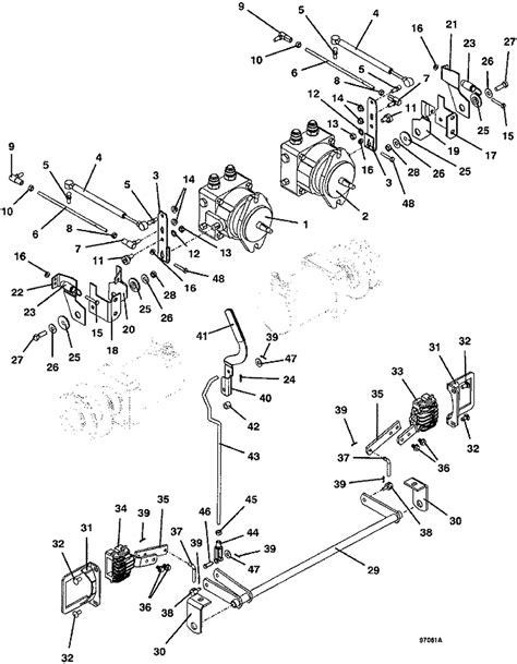drive linkage assembly  grasshopper mower parts diagram  mower shop