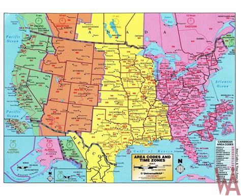 vector time zone map  usa  capital  cities whatsanswer