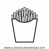 Papas Fritas Colorare Disegni Patatine Fritte Patata Ultracoloringpages sketch template