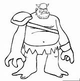 Troll Gigante Gigantes Trolls Trol Giants Fantasia Fantasie Tegning Trold Gemt sketch template