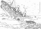 Titanic Sinking Activityvillage Realistic sketch template