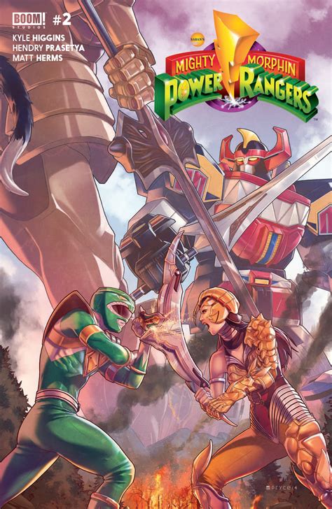preview mighty morphin power rangers   comiccom