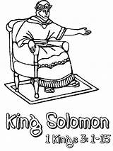 Solomon King sketch template