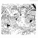 Dewey Louie Coloring Huey Christmas Pages Snowman Xcolorings 580px 80k Resolution Info Type  Size Jpeg sketch template