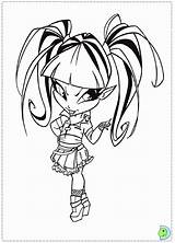 Coloring Pages Pixies Winx Club Comments sketch template