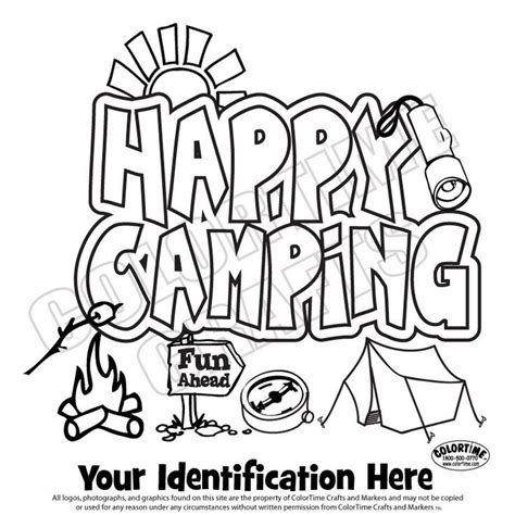 camping coloring pages  coloring home