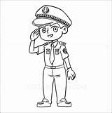 Policeman Helpers Scribblefun sketch template