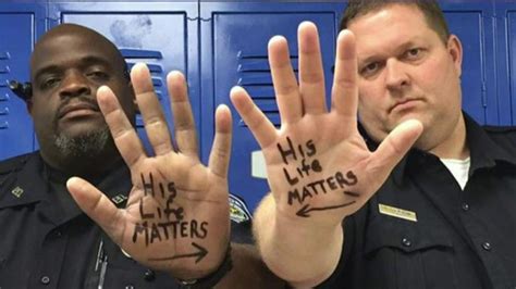 Black Cop And White Cop Make Bold Statement In Viral Photo On Air