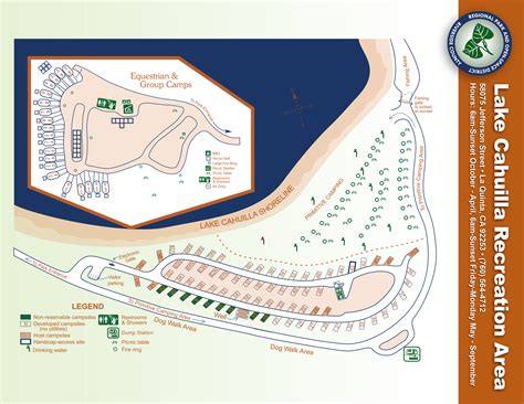 lake cahuilla recreation area  campground information  camp