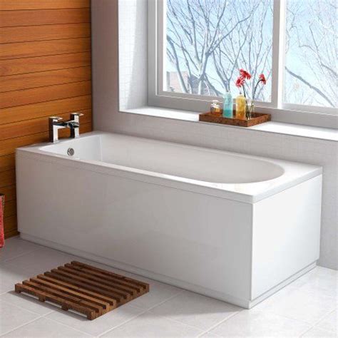 1500 X 700 Small Designer Round Single Ended Bath Straight Bathroom