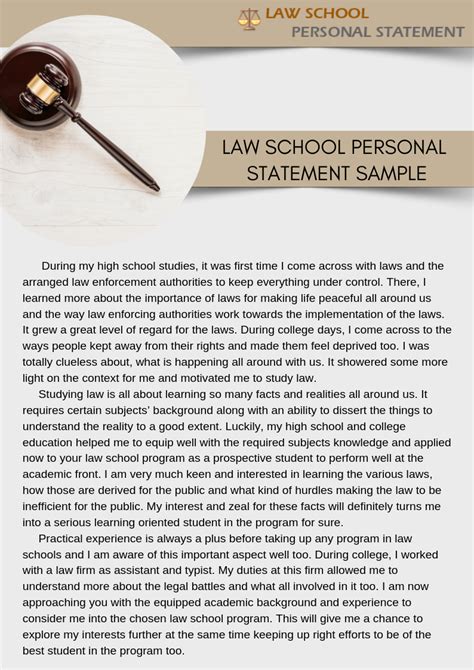 personal statement  law school creating  personal statement