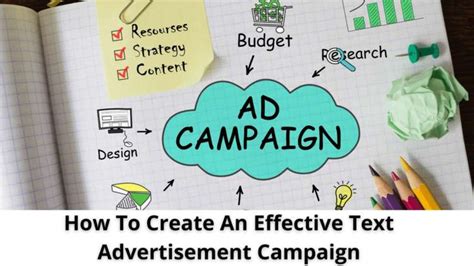 create  effective text advertisement campaign