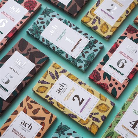 chocolate candy packaging ideas demonstrating unique brand identities