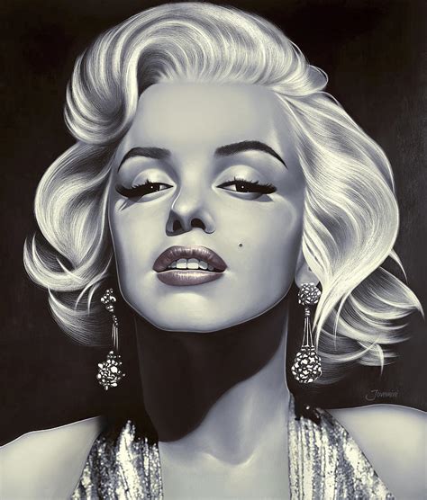 Marilyn Monroe Drawing Painting By Jigsaw Posters