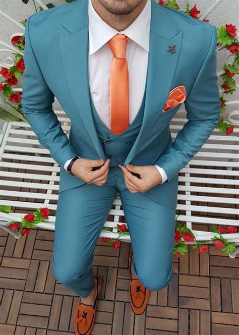 buy men suits luxury designer sky blue suits  piece suits   india etsy blue suit
