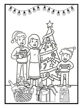christmas tree coloring pages  preschool kindergarten  grade