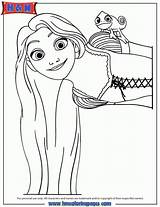 Coloring Rapunzel Pages Printable Tangled Disney Colouring Para Pascal Princess Print Drawing Cute Printables Belle Enrolados Dot Characters Frozen Drawings sketch template