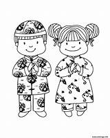 Coloriage Chinois Chinoise Colorier Nouvel Princesse Hellokids Toute Coloriages Traditionelle sketch template