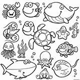 Coloriage Marin Animaux Pages Mignon Animais Ausmalen Malvorlagen Unterwassertiere Ausmalbilder Dieren Korallen 123rf Unterwasser Fische Vorlagen Ausmalbild Sheets Coloriages Raskrasil sketch template