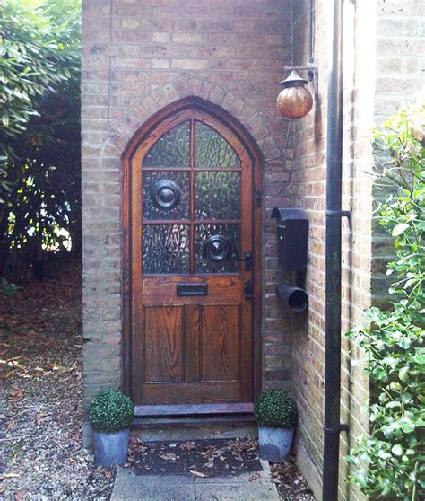 mini house  arched front door