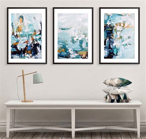 large art print posters set   framed prints  abstract house notonthehighstreetcom
