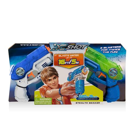 xshot water pistol stealth soaker twin pack shop  occasion casey