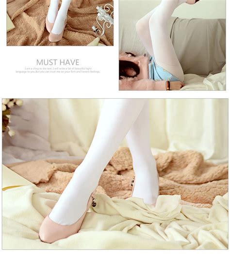 new japanese style velvet white silk women tights stockings spring and