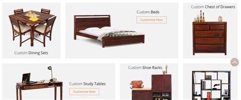 top   furniture ecommerce sites  india