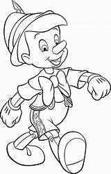 Pinocchio Pages Coloring Colouring Popular sketch template