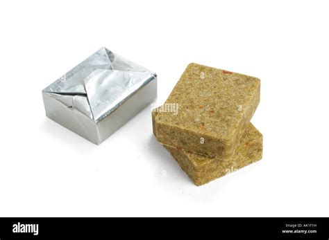 foil wrapped stock cubes stock photo alamy