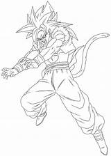 Gogeta Ssj4 Coloring Super Pages Saiyan Deviantart Drawings Template Sketch Library Clipart Popular sketch template