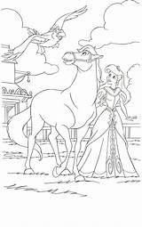 Coloring Horse Pages Princess Disney Spirit Kids Dreamworks Stallion Mermaid Colouring sketch template