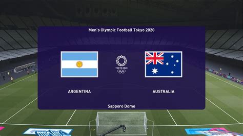 argentina  australia mens olympic football tournament tokyo