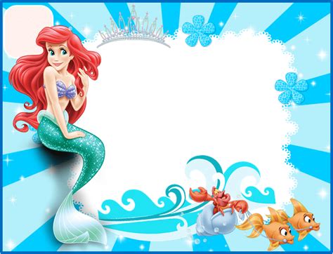 mermaid  printables invitation design blog