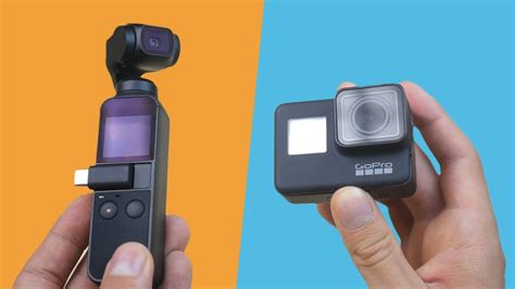 dji osmo pocket  gopro hero  black comparison stabilization side  side  youtube