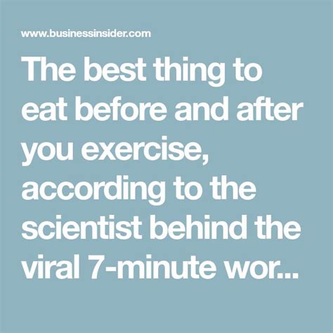 the best thing to eat before and after you exercise according to the