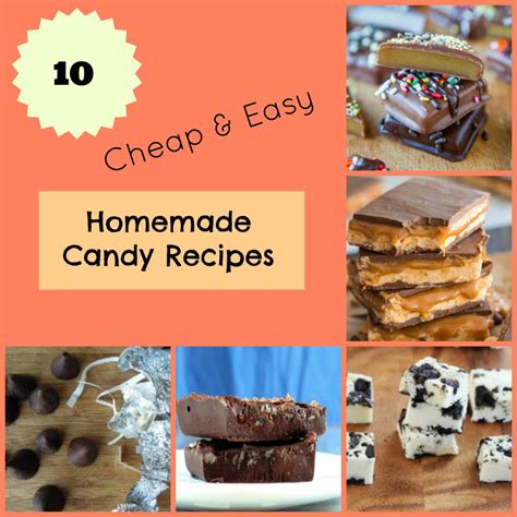 easy cheap homemade candy recipes