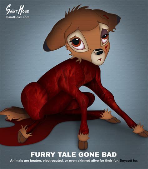 saint hoax s furry tale gone bad campaign against the fur industry is