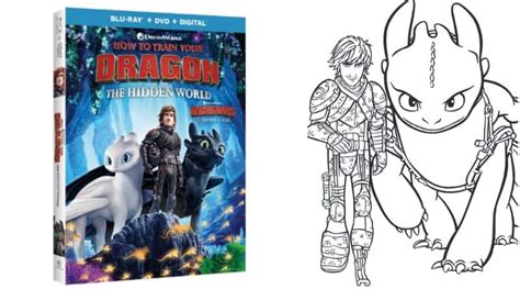 train  dragon  hidden world coloring pages