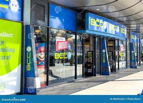 rotterdam  netherlands september   entrance   store bcca dutch retail chain