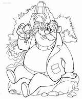 Chip Dale Coloring Pages Printable sketch template