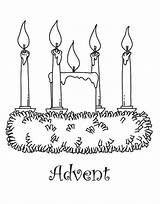 Advent Coloring Pages Candles Wreath Calendar Printable Sheets Colouring Kids Candle Sheet Drawing Getdrawings Color Choose Board Print Getcolorings sketch template