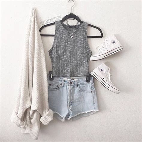Ootd Sneakers Outfit Fashion Shorts Image 3658785 By Maria D On